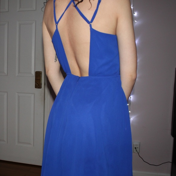 Navy blue Charlotte Russe dress - Picture 2 of 3